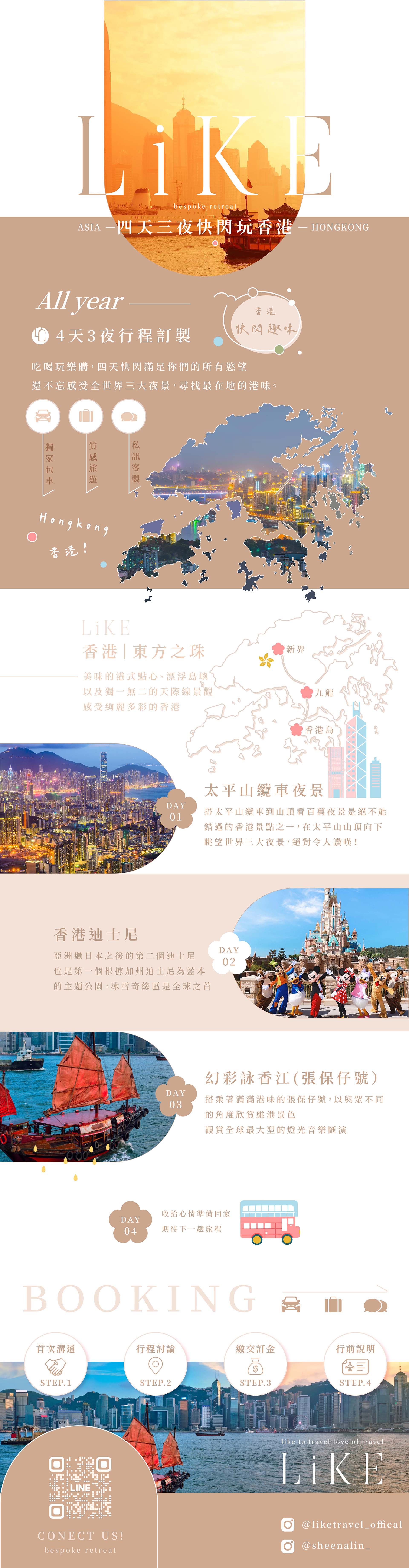 四天三夜快閃玩香港